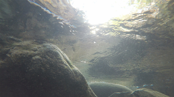 Inside Of A River Stock Footage Videohive